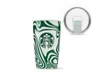 Starbucks® Tumbler SS Green Swirls 16oz thumbnail