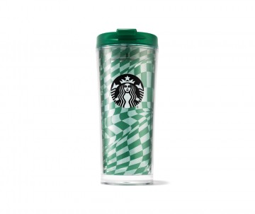 Starbucks® Tumbler Green Grid 16oz