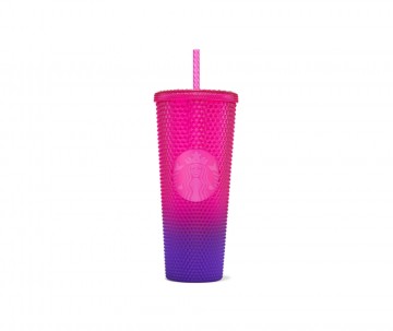 Starbucks® Cold Cup Bling Pink Purple 24oz