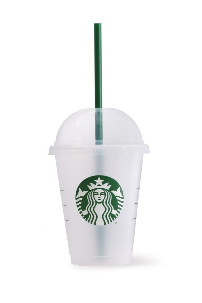 thumbnail image 2 of Starbucks 16oz Reusable White Plastic Travel Cup - Lot Of 8 Cups (No Lids) 2 of 5