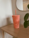 Starbucks® Cold Cup Bling Peach Shellshine 16oz thumbnail