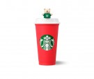 Starbucks® Reusable Cup Stopper Bearista Green thumbnail