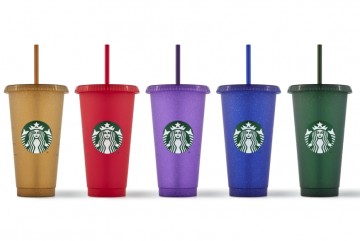 Starbucks® Reusable Cup Glitter Holiday
