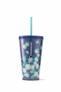 Starbucks® Cold Cup Floral Blue 16oz