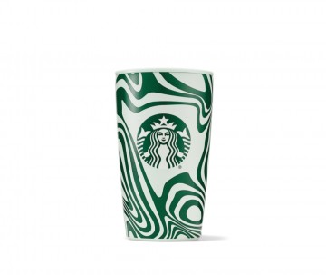 Starbucks® Tumbler SS Green Swirls 16oz
