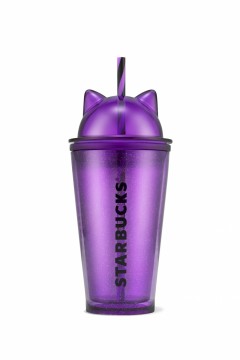 Starbucks® Cold Cup Cat Ears Purple 16oz