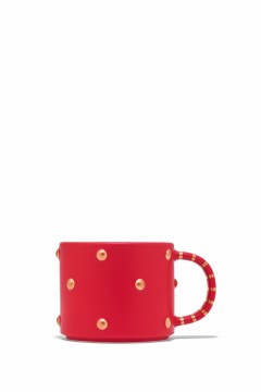 Starbucks® Mug Red with Gold Pearls 12oz
