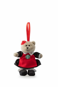 Starbucks® Ornament Bearista Bear Red