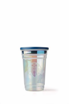 Starbucks® Cup Glass Shimmer Blue 12oz