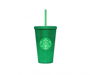  Starbucks® Cold Cup Bling Green 16oz