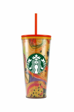 Cold Cup Abstract Yellow 20oz 