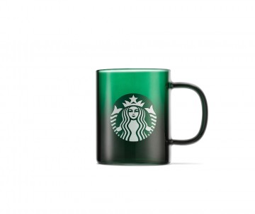 Starbucks® Mug Glass Gradient Green 12oz