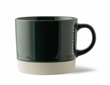 Starbucks® Mug Block Dark Green 11 oz