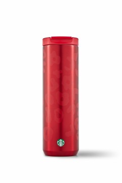 Starbucks® Tumbler SS Leopard Red