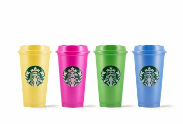 Starbucks® Reusable Hot Cups S/4 Bright Pearlized
