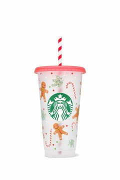 Starbucks® Reusable Cold Cup Gingerbread 24oz