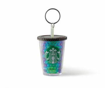 Starbucks® Keychain Cold Cup Green Sequins