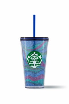 Starbucks® Cold Cup Purple/Blue Waves