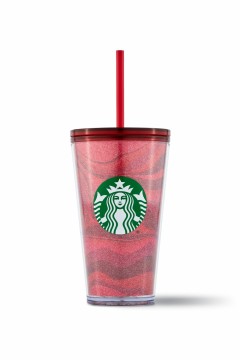 Starbucks® Cold Cup Red Waves