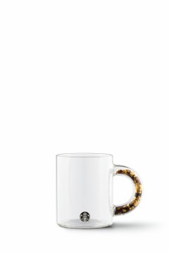 Starbucks® Mug Glass Glitter Handle 12oz