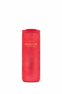 Starbucks® Tumbler Red Brushed Holiday 16oz