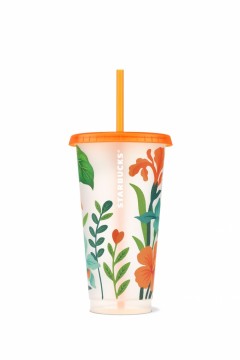 Starbucks®Reusable Cold Cup Flowers 24oz