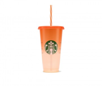Starbucks®Reusable Cold Cup Spring Colour Change 24oz